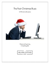 The Post-Christmas Blues SATB choral sheet music cover
